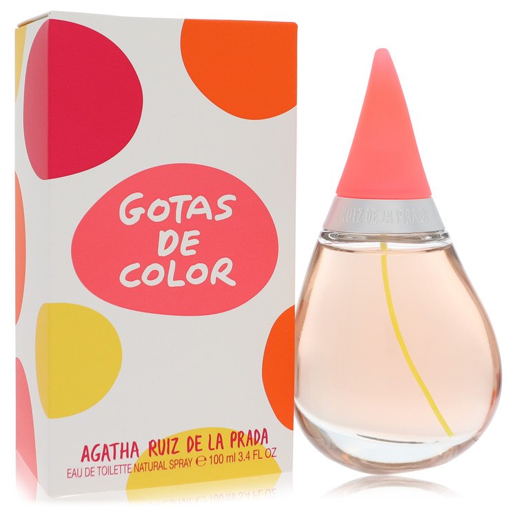 Agatha Ruiz De La Prada Gotas de Color by Agatha Ruiz De La Prada Eau De Toilette Spray 3.4 oz Agatha Ruiz De La Prada Gotas de Color by Agatha Ruiz De La Prada Eau De Toilette Spray 3.4 oz